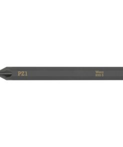 Embouts-Lames Interchangeables de Tournevis A Frapper Wera 855 S 1-4 Cruciforme Pozidriv Pz1 L 70 mm (Vendu A L'Unite)) -Marque Allemande Pour Les Ateliers-