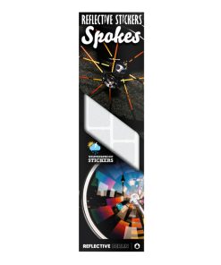 Autocollant-Sticker Reflechissant Pour Rayon de Velo Blanc (Set de 30) -Reflective Berlin-