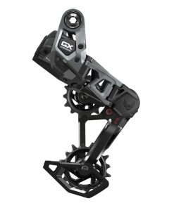 Derailleur VTT Arriere SRAM 12V. Gx T-Type Axs Electrique Noir Chape Longue Sans Batterie (Max 52 Dents)