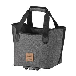 Panier-Sac Avec Poignees Ibera Shopping Mik Grise 17L Fixation Arriere Systeme Mik (24X26.5X26Cm)