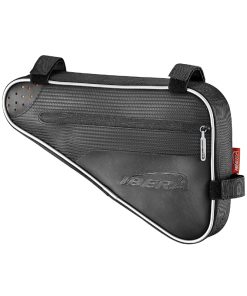 Sacoche de Cadre Velo Triangle Ibera Resistant A L'Eau Noir (31X21X6Cm)