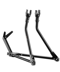 Presentoir-Support 1 Velo Ibera Easy Fixation Sur Base Cadre Arriere Compatible 20"-27.5"-29"-700C Noir - Pliable et Reglable