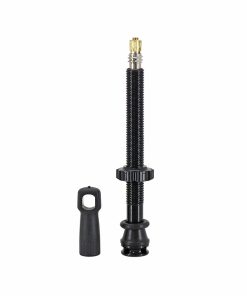 Valve de Pneu Tubeless Presta Newton Colori Noir 60mm 4 Trous Pour Diffusion Preventif (Vendu A L'Unite) - Livre Avec Demonte Obus