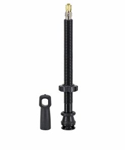 Valve de Pneu Tubeless Presta Newton Colori Noir 87mm 4 Trous Pour Diffusion Preventif (Vendu A L'Unite) - Livre Avec Demonte Obus