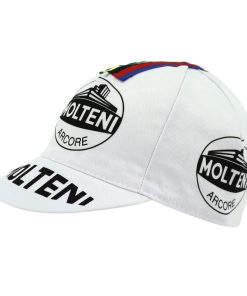 Casquette Velo Equipe Vintage Molteni Champion Du Monde Blanc