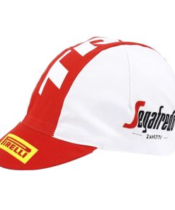Casquette Velo Equipe Pro Trek Pirelli Rouge-Blanc