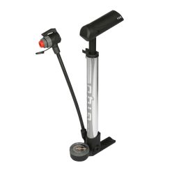 Pompe A Pied Mini VTT Giyo Avec Manometre Pied Pliable Alu-Resine Vp-vs Poignee En T