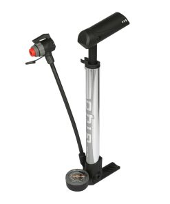 Pompe A Pied Mini VTT Giyo Avec Manometre Pied Pliable Alu-Resine Vp-vs Poignee En T