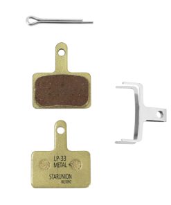 Plaquette de Frein VTT Star 2 Pistons (Metal) (Paire Sur Carte)