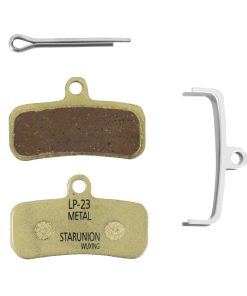 Plaquette de Frein VTT Star 4 Pistons (Metal) (Paire Sur Carte)