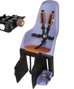 Porte Bebe-Siege Enfant Arriere Polisport A Fixer Sur Porte Bagage Fixation Etau Minia Violet (9 A 22Kgs) Homologue En 14344 (Boite Carton Individuelle)
