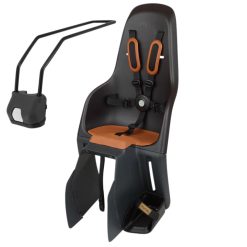 Porte Bebe-Siege Enfant Arriere Polisport A Fixer Sur Cadre Minia Noir (9 A 22Kgs) Homologue En 14344 (Boite Carton Individuelle)