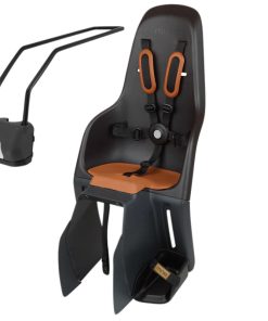 Porte Bebe-Siege Enfant Arriere Polisport A Fixer Sur Cadre Minia Noir (9 A 22Kgs) Homologue En 14344 (Boite Carton Individuelle)