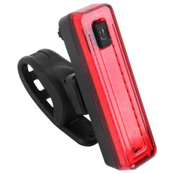 Eclairage Velo Usb Arriere Sur Tige de Selle Gravity Barcob Avec Indicateur Freinage Noir A Led (Fonctions Fixe, Sos et Clignotant)