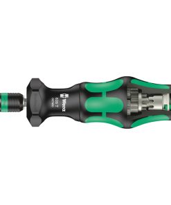 Tournevis Porte Embout Wera Kompakt Turbo 1-4 Noir-Vert (Mandrin A Serrage Rapide) (Vendu A L'Unite) -Marque Allemande Pour Les Ateliers-