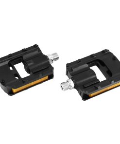 Pedale City Newton Pliante Full Alu Noir-Noir 9-16 Roulement Du (Paire Sur Carte)