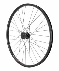 Roue VTC - Cargo - Vae - E-Bike - Longtail Disque Blocage 700 X 35 - 28" Kargo L Moyeu Velox Avant Noir 6 Trous (Renforce) Jante 25C 32 Rayons Noirs