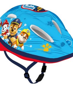 Casque Velo Enfant V2 Paw Patrol Boy Avec Molette Reglage Taille 52-56 (Pat Patrouille) (Vendu Sur Carte)