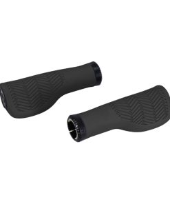 Poignee City Herrmans Nucore Town Ergonomique Avec Lock-On Noir L 130 mm Diam 22 mm (Paire Sur Carte)