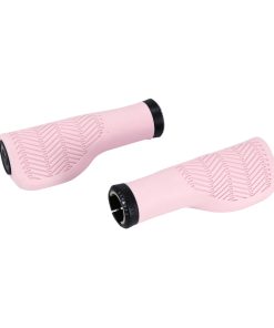 Poignee City Herrmans Nucore Town Ergonomique Avec Lock-On Rose Clair L 130 mm Diam 22 mm (Paire Sur Carte)