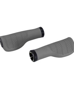 Poignee City Herrmans Nucore Town Ergonomique Avec Lock-On Gris L 130 mm Diam 22 mm (Paire Sur Carte)