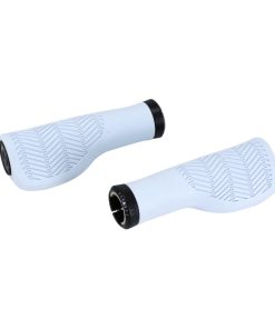 Poignee City Herrmans Nucore Town Ergonomique Avec Lock-On Bleu Clair L 130 mm Diam 22 mm (Paire Sur Carte)