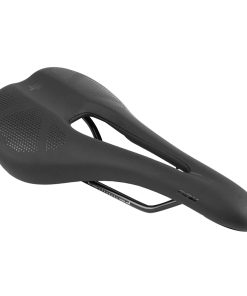 Selle Newton Route - Gravel Noir Mad Sad2 Avec Trou Central 276X154mm Rail Acier Noir
