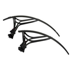 Garde Boue Gravel Tringles 700C - 650B Zefal Shield R35 34 mm Montage Simple Avec Collier Ajustable (Largeur de Pneu Max 32 mm) (Paire)
