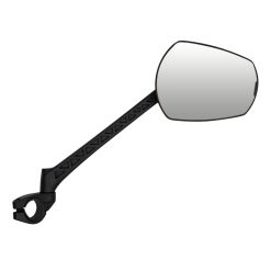 Retroviseur Velo Droit Zefal Espion E80 Droit Rabattable Fixation Sur Cintre Guidon Collier (Miroir 80 Cm2) 240X210X80 mm