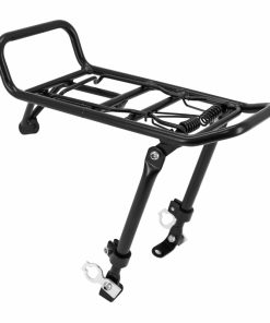 Porte Bagage Velo Avant A Tringles Fixation Sur Oeillet Fourche Gravity Reglable 26-28"