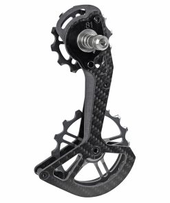 Chape Derailleur Oversize Route Arriere Compatible Shimano Ultegra Rd8150 - Dura-Ace 12V Rd9250 (En Carbone Avec Roulement Ceramique et Galets 12 et 16 Dents)