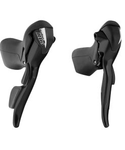 Levier-Manette Route Patin Sunrace 8V. Triple Alu Noir Compatible Shimano (Paire)