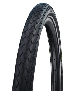Pneu VTT Urbain 27.5 X 2.15 Schwalbe Marathon Green Noir TR (55-584) Renfort Greenguard Flanc Reflex Compatible Vae