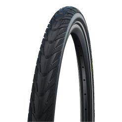 Pneu VTT Urbain - Vae 26 X 1.75 Schwalbe Energizer Plus Noir TR (47-559) Renfort 5mm Flanc Reflex Homologue Vae E50