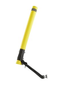 Ecarteur de Danger La Paulette L 70 Cm Jaune Avec Bande Reflechissante Fixation Universelle (Orientable)