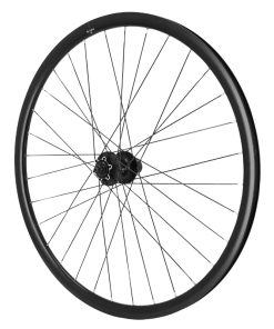 Roue Gravel - Route Disque Blocage 700 Pulse 19 Arriere Moyeu Shimano Deore M475 Disque 6 Trous Noir Cassette Hg-M 11-10-9V Tubeless Ready Jante 19C 32 Rayons Noir