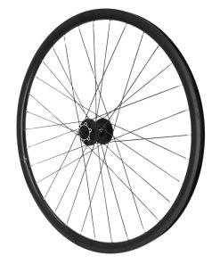 Roue Gravel - Route Disque Blocage 700 Pulse 19 Avant Moyeu Shimano Deore M475 Disque 6 Trous Noir Tubeless Ready Jante 19C 32 Rayons Noir (Offre Speciale)