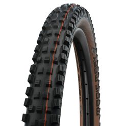 Pneu VTT Gravity 27.5 X 2.40 Schwalbe Magic Mary Evo Addix Super Gravity Soft Noir Flanc Brun Tubeless Ready TS (62-584) (650B) Compatible Vae