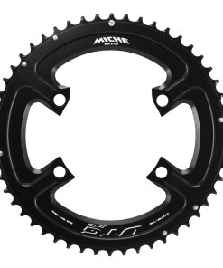 Plateau Route 4 Branches D.110 Pour Shimano 105 R7100 Miche 52 Dents Exterieur Noir 12V.