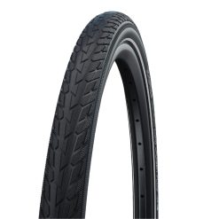 Pneu VTT Urbain 26 X 1.75 Schwalbe Road Cruiser Plus Hs484 Noir TR (47-559) Flanc Reflex