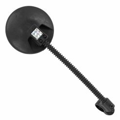 Retroviseur Velo Gauche Ou Droit Newton Flexible 26Cm Fixation Cintre Guidon Diam 22.2mm (Miroir Diam 9Cm)
