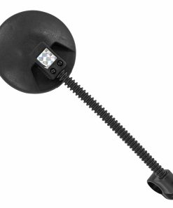 Retroviseur Velo Gauche Ou Droit Newton Flexible 26Cm Fixation Cintre Guidon Diam 22.2mm (Miroir Diam 9Cm)