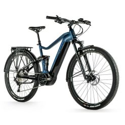 Velo Electrique-Vae VTT 29 Leader Fox Axen Tout Suspendu Homme Bleu Mat 10V Moteur Central Panasonic Gx Ultimate 36V 90Nm Batterie 20Ah (Cadre 21,5'' - H55Cm - Xl - Pour Adulte de 185Cm À Plus)