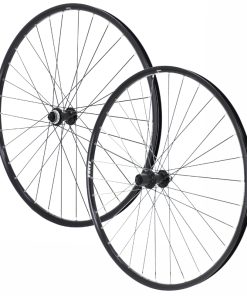 Roues VTT Disque Blocage 26 Karma Noir Double Paroi Avec Oeillet Moyeu Shimano Tx505 Centerlock 9-10-11V 3(Paire) 32 Rayons Noir Jante 21C