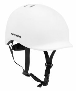 Casque Velo Enfant Newton Urban Blanc Mat Avec Lock Taille 53-56 (Vendu En Boite)