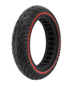 Pneu Trottinette Plein 8.5 X 2.00 Noir Liseret Rouge - Largeur Interieur 37 mm