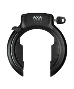 Antivol Velo Fer A Cheval Axa Imenso Grande Ouverture 75 mm Noir (Sans Fixation) - Compatible Plug Ulc- Securite Niveau 12-15 (Cle Retractable)