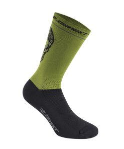 Chaussettes-Socquettes Ete Gist Crane Vert Militaire 40-43 - Hauteur 18Cm (Paire) -5860