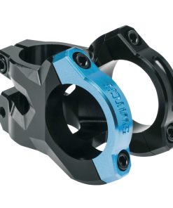 Potence VTT Switch Rocker Alu Cnc Noir-Bleu Cintre Guidon 35mm Dh L 35mm