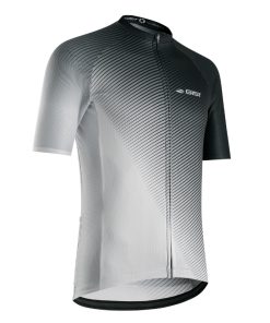 Maillot Gist Homme Flow Manches Courtes Zip Total Blanc M -5349